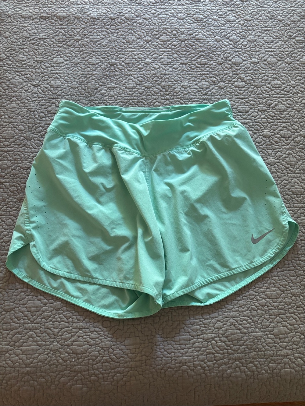Nike Mint Green Athletic Running Shorts
